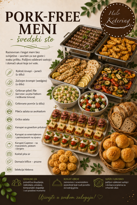 PORK FREE MENI